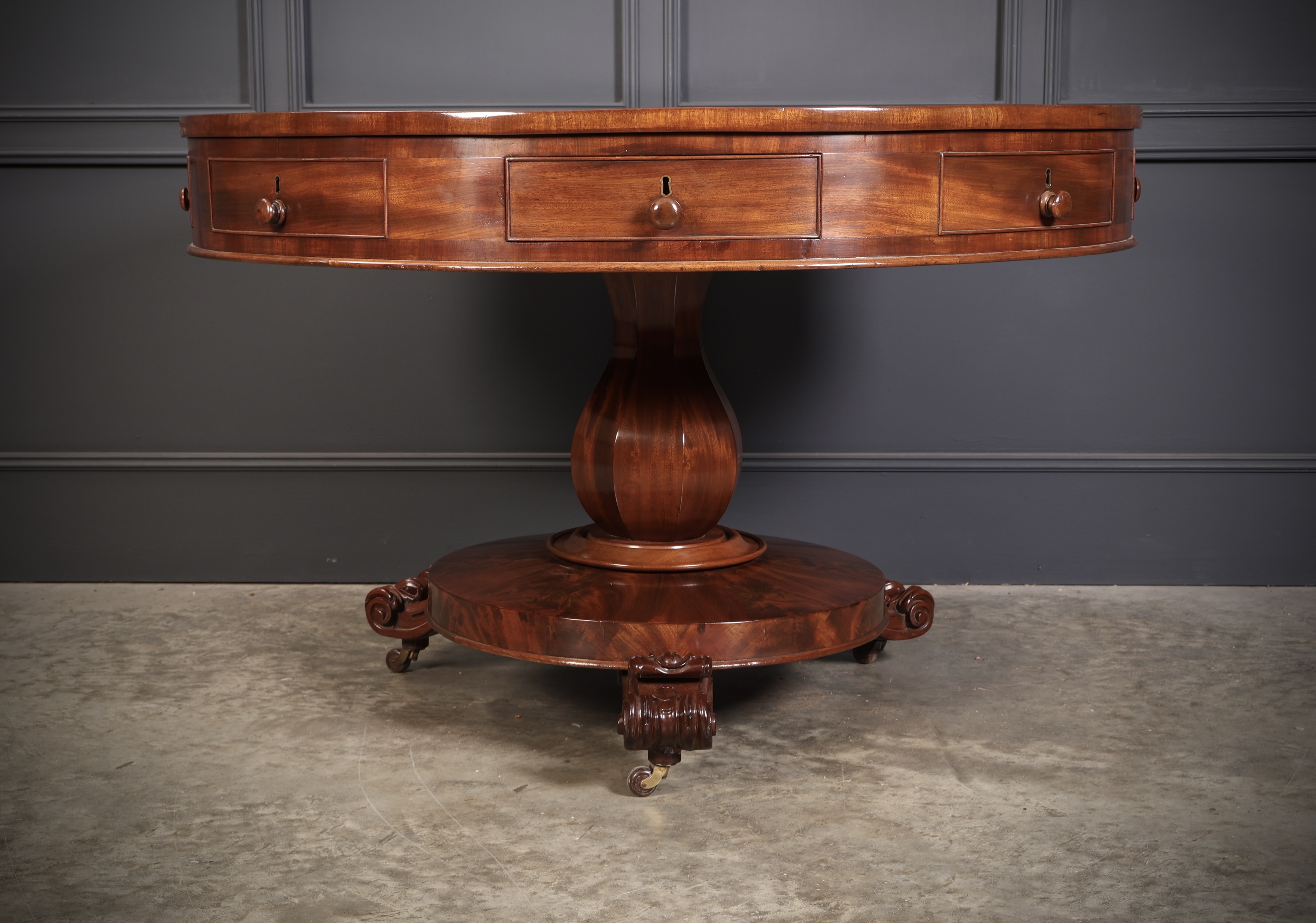 William IV Mahogany Drum Table - Image 3